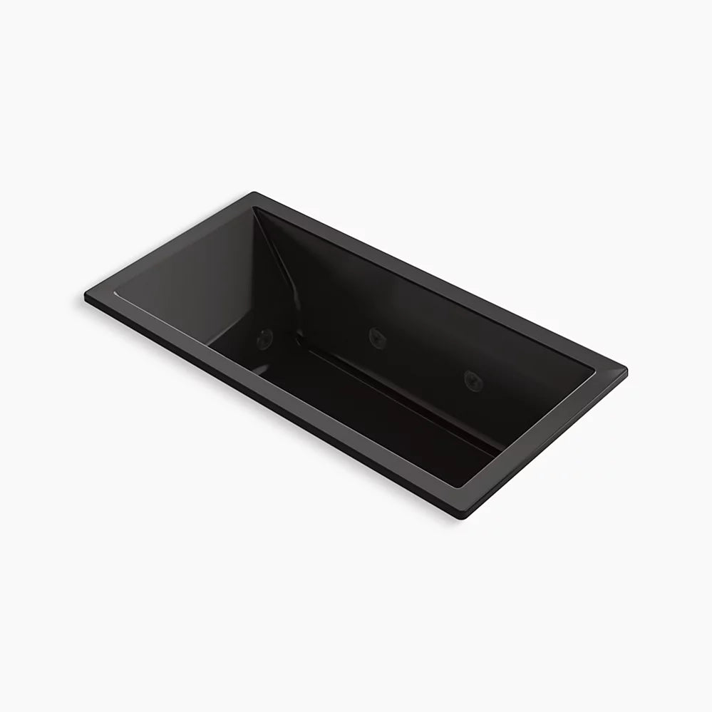 Kohler 60" x 30" drop-in heated whirlpool bath