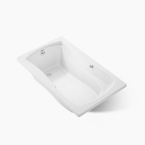 Kohler Mariposa Heated Bubblemassage Air Bath With Bask Heated Surface 60 x 36-Inch Drop-In Bathtub