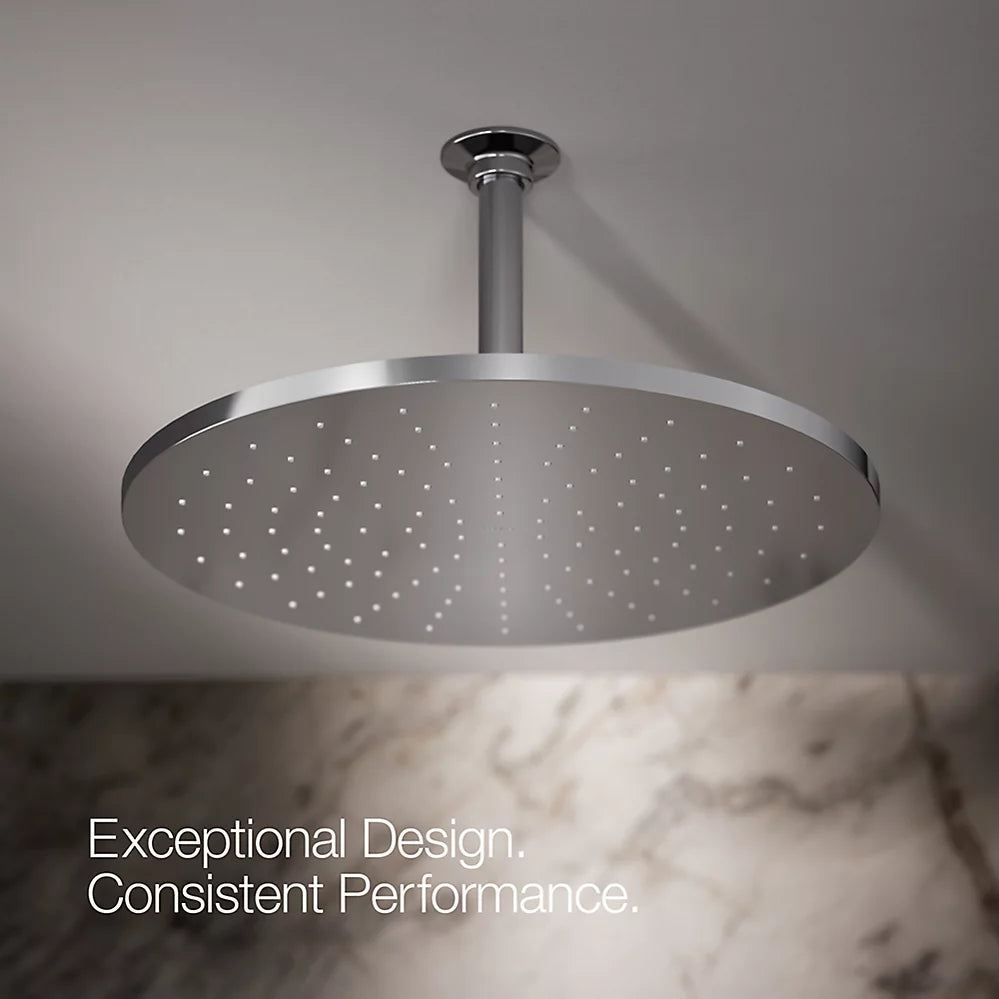 Kohler Round 14” single-function rainhead, 2.5 gpm