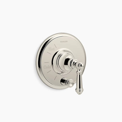 Kohler Rite-Temp® valve trim with push-button diverter and lever handle