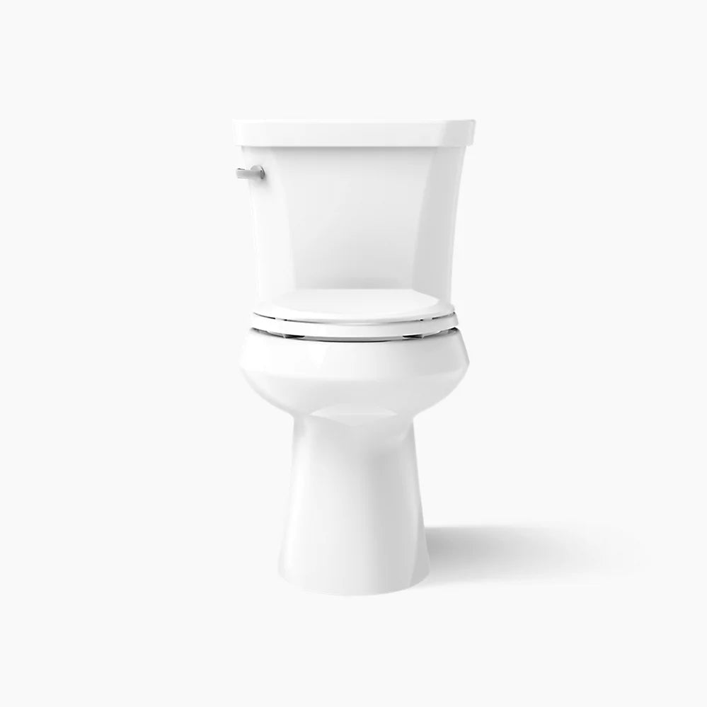 Kohler Two-piece elongated toilet with concealed trapway, 1.28 gpf