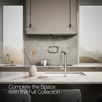 Kohler Components® Pull-down kitchen sink faucet with two-function sprayhead