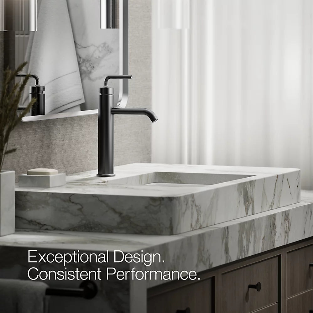 Purist® Tall single-handle bathroom sink faucet with Lever handle, 1.2 gpm