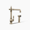 Kohler Artifacts® Single-handle kitchen sink faucet with side sprayer