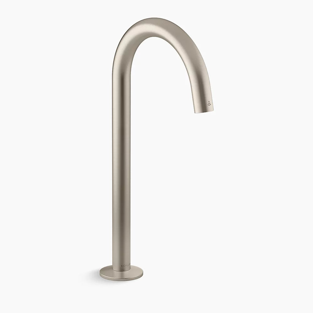 Kohler Components Touchless Lavatory With Kinesis Sensor Technology Tube Design 0 5 GPM Single-Hole Bathroom Faucet