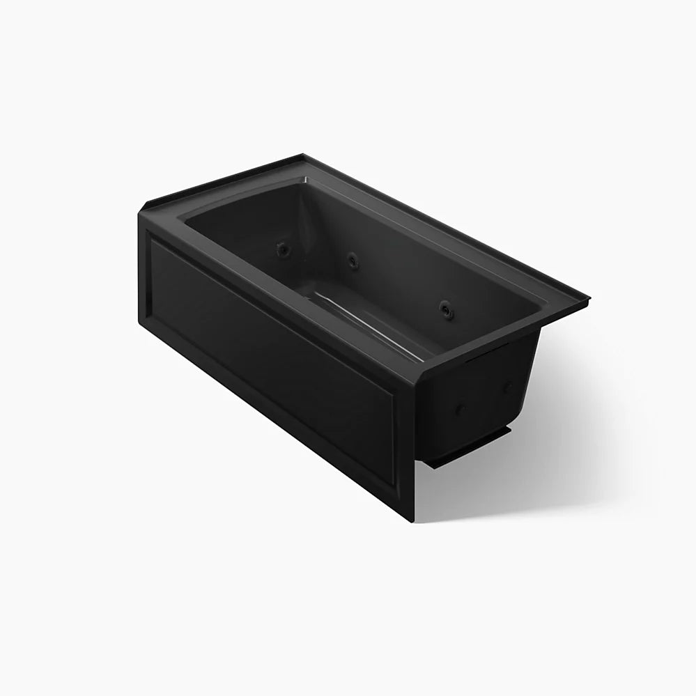 Kohler Archer Heated Whirlpool Bath Right Drain 60 x 30-Inch Alcove Bathtub