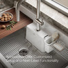 Kohler Farmstead® 45" top-/wall-mount single-bowl workstation farmhouse kitchen sink
