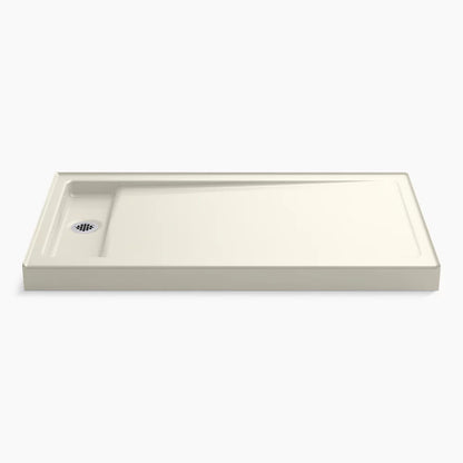 Kohler 60" x 34" alcove shower base, left offset drain