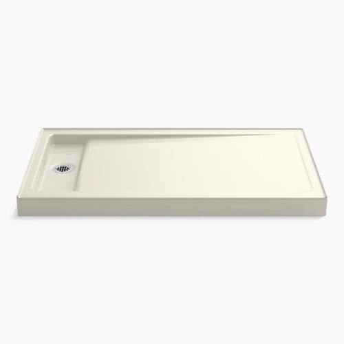 Kohler 60" x 34" alcove shower base, left offset drain