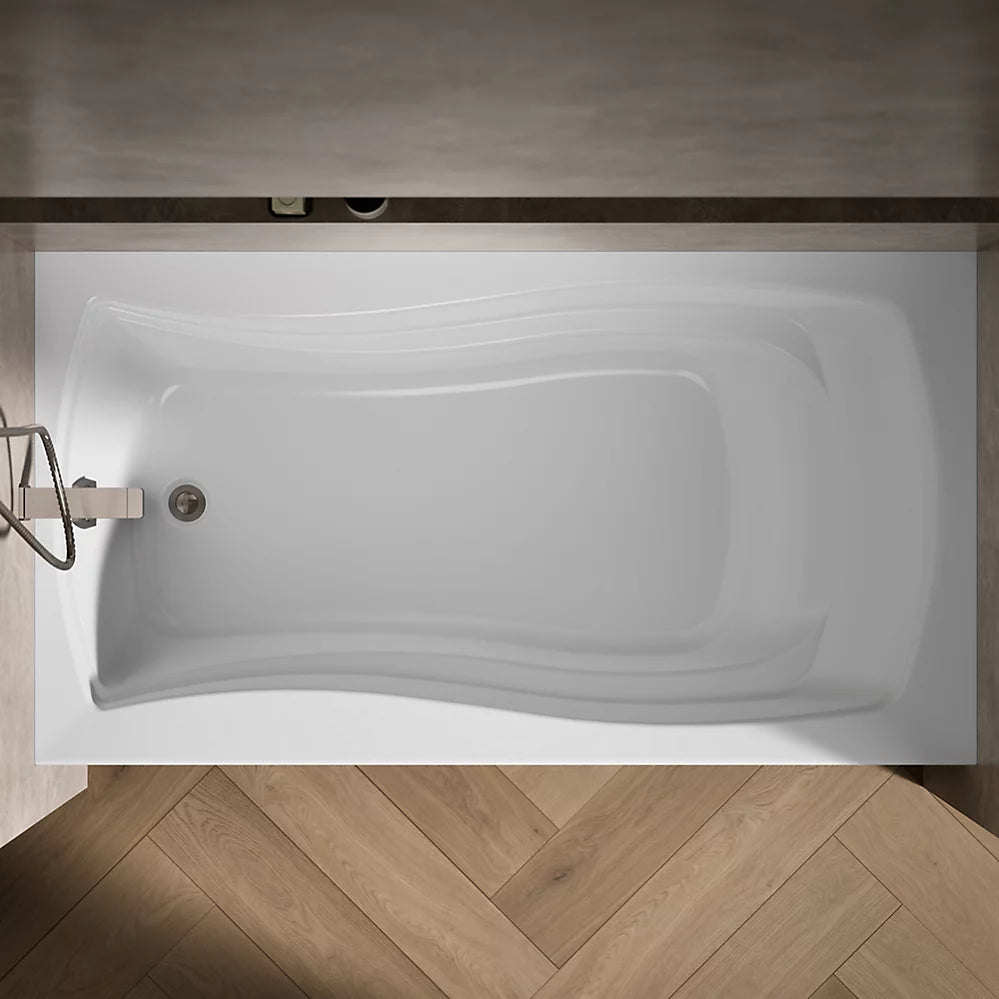 Kohler Mariposa 66" x 36" Alcove bath, left drain