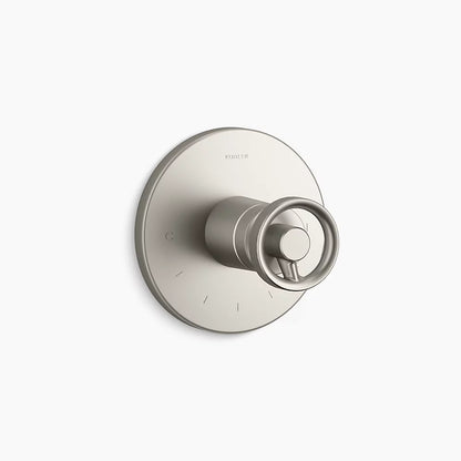 Kohler MasterShower® temperature control valve trim with Industrial handle