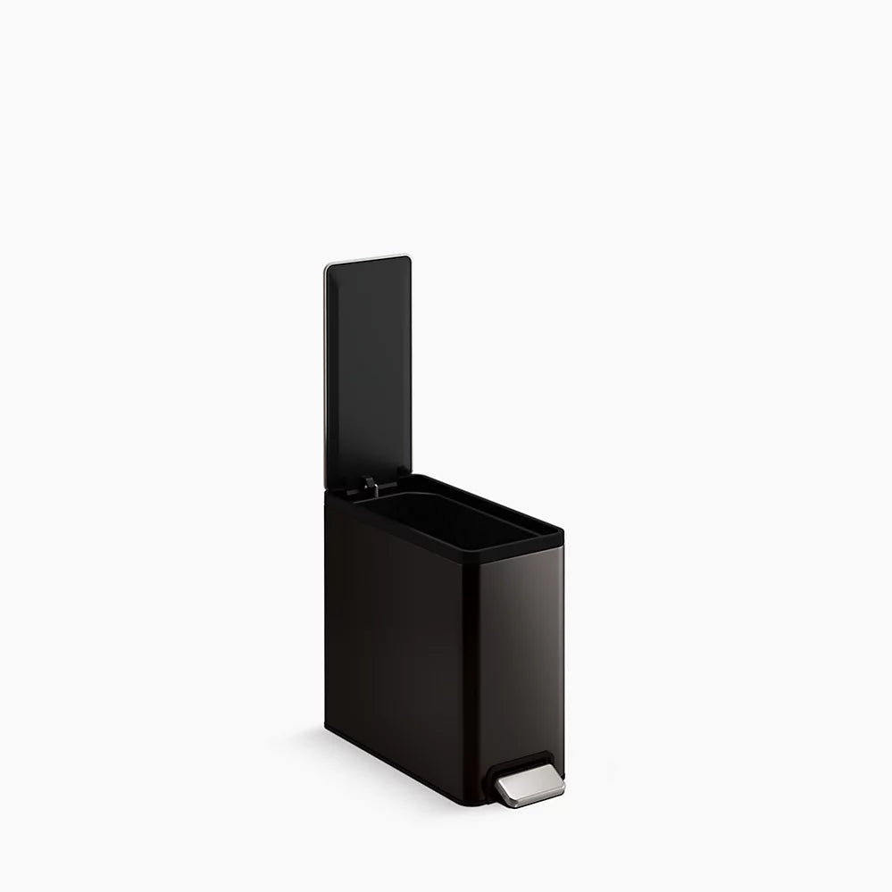 Kohler 2.5-gallon slim step trash can