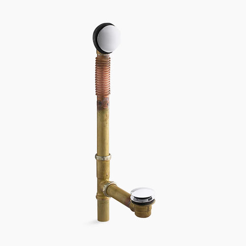 Kohler Brass toe tap bath drain