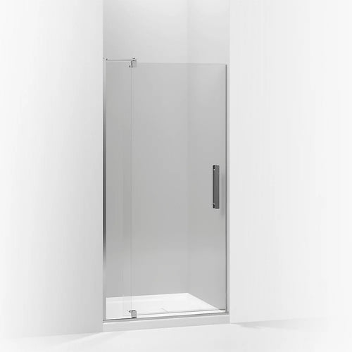 Kohler Pivot shower door, 70" H x 31-1/8 - 36" W, with 1/4" thick Crystal Clear glass