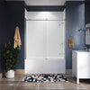 Kohler 62" H sliding bath door with 3/8"-thick glass
