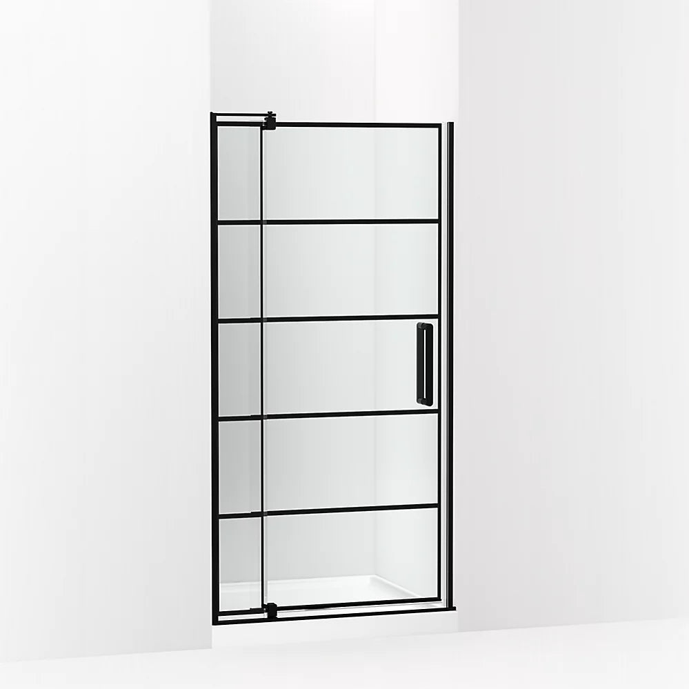Kohler 70" H pivot shower door with 5/16"-thick glass