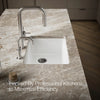 Kohler Riverby® 27" undermount single-bowl workstation kitchen sink