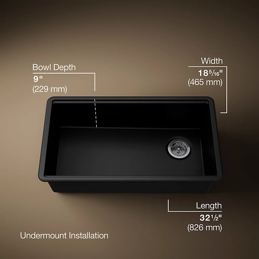 Kohler Billings 32-1/2" undermount kitchen sink