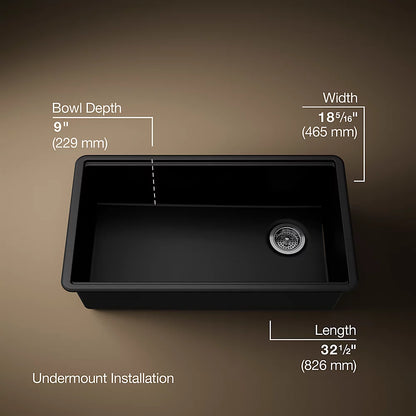 Kohler Billings 32-1/2" undermount kitchen sink