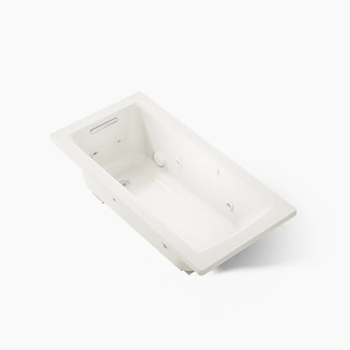 Kohler Archer Whirlpool Bath With Bask Heated Surface 60 x 30-Inch Drop-In Bathtub