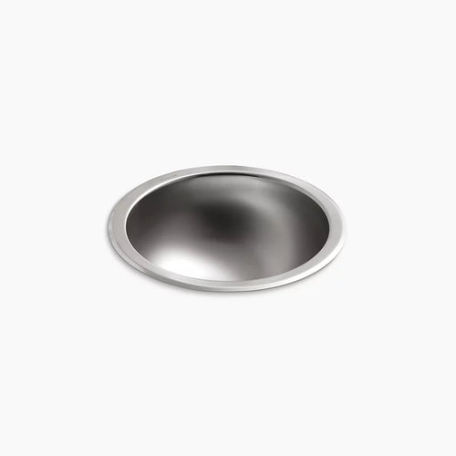 Kohler 13-3/4" round drop-in/undermount bathroom sink, no overflow