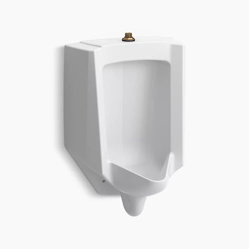 Kohler High-Efficiency Urinal (HEU), washout, wall-hung, 0.125 gpf to 1.0 gpf, top spud