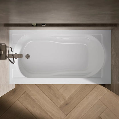Kohler Devonshire Alcove bath, left drain