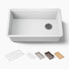 Kohler Billings® 29" undermount single-bowl workstation kitchen sink