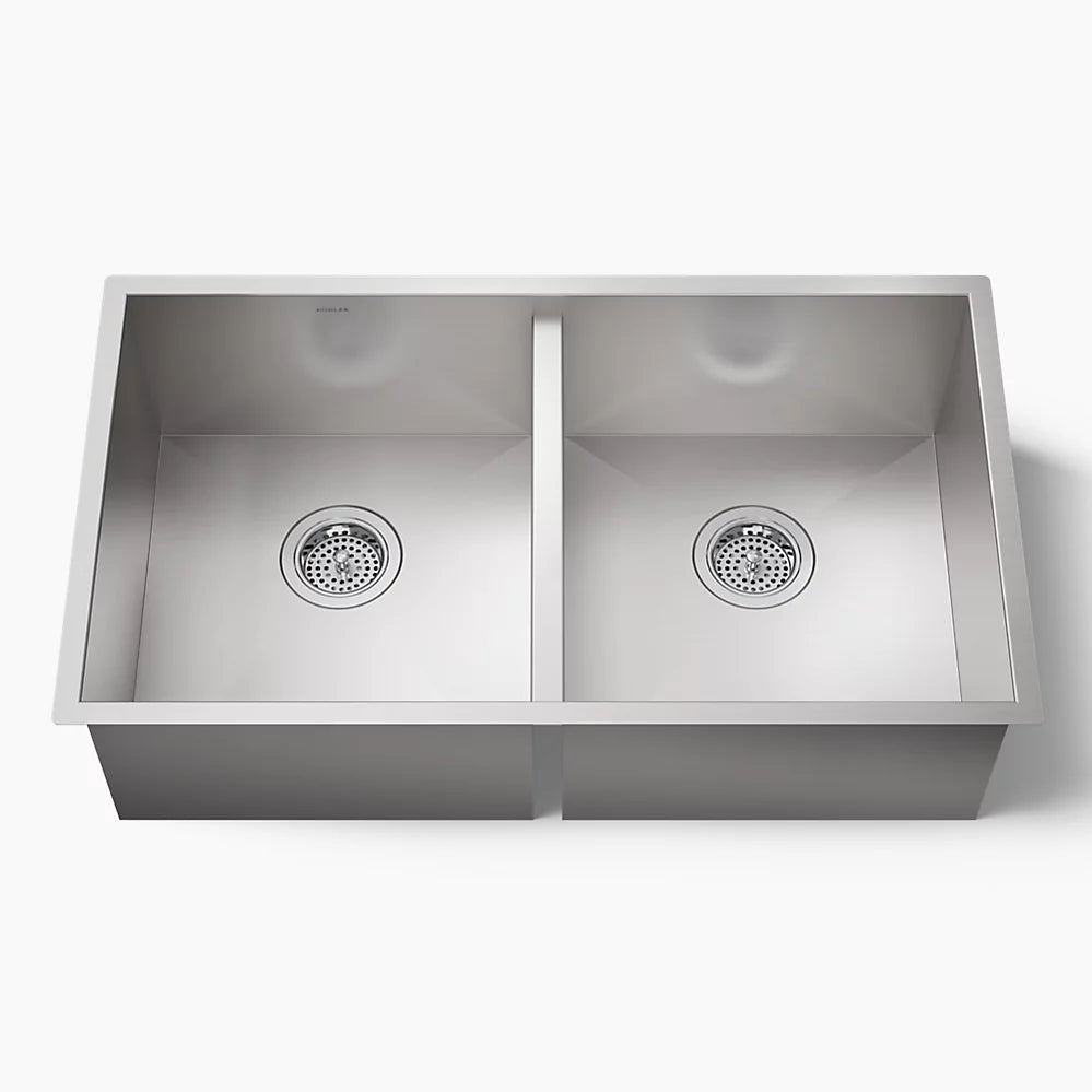Kohler Vault™ 32" undermount double-bowl kitchen sink