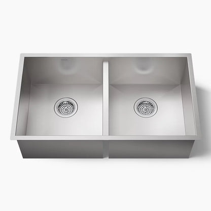Kohler Vault™ 32" undermount double-bowl kitchen sink