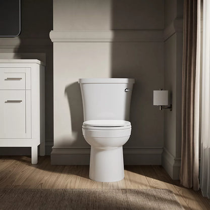Kohler Kingston™ Two-piece round-front toilet, 1.28 gpf
