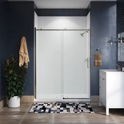 Kohler Sliding shower door, 78" H x 56-1/8 - 59-7/8" W, with 3/8" thick Crystal Clear glass