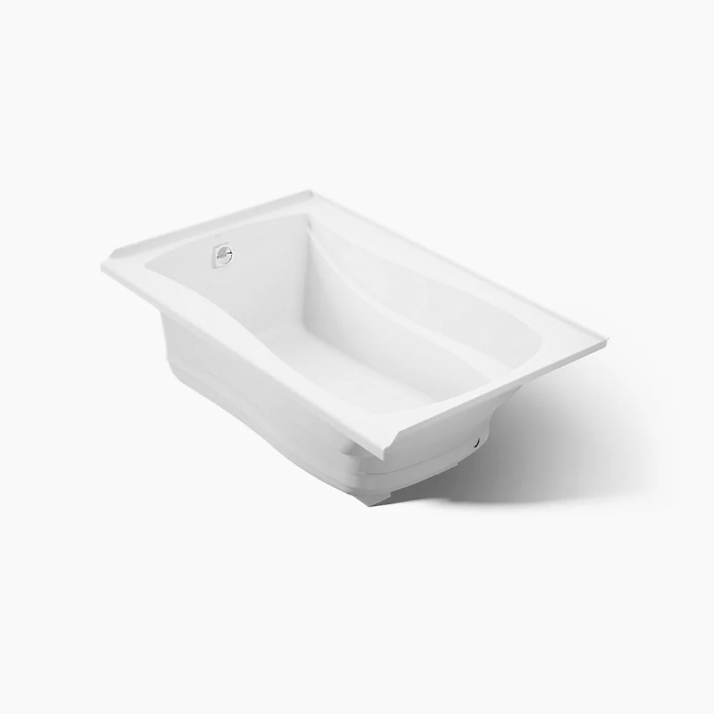 Kohler Mariposa Heated Bubblemassage Air Bath Left Drain 60 x 36-Inch Alcove Bathtub