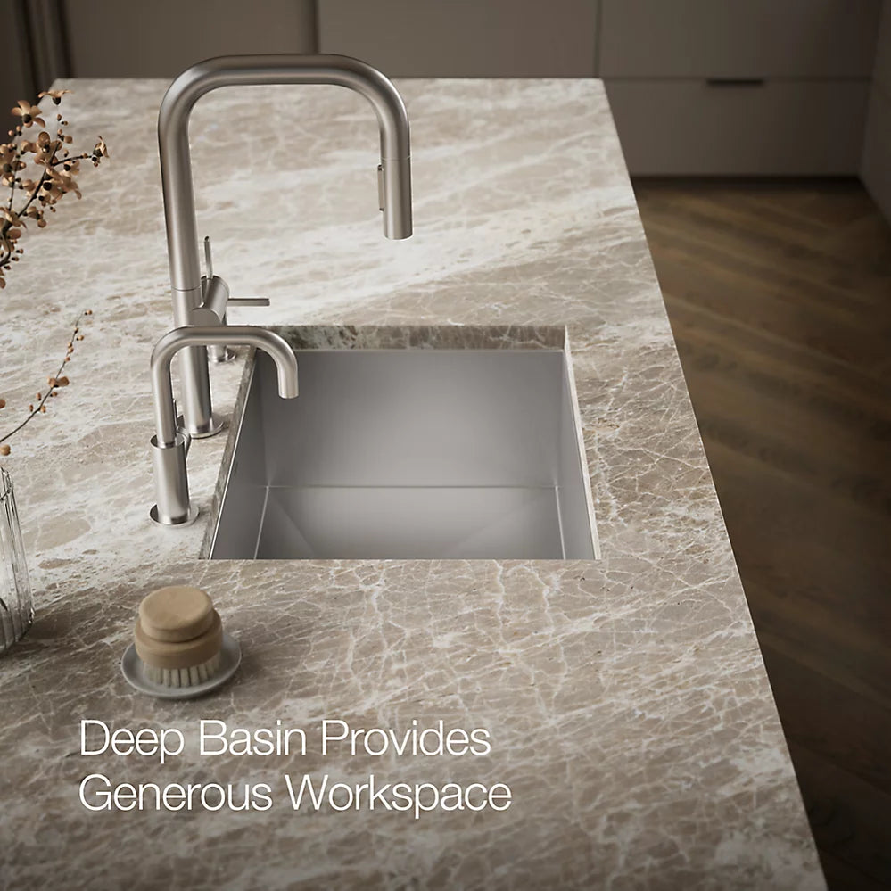 Kohler Vault™ 24" undermount single-bowl kitchen sink
