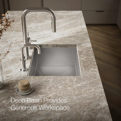 Kohler Vault™ 24" undermount single-bowl kitchen sink