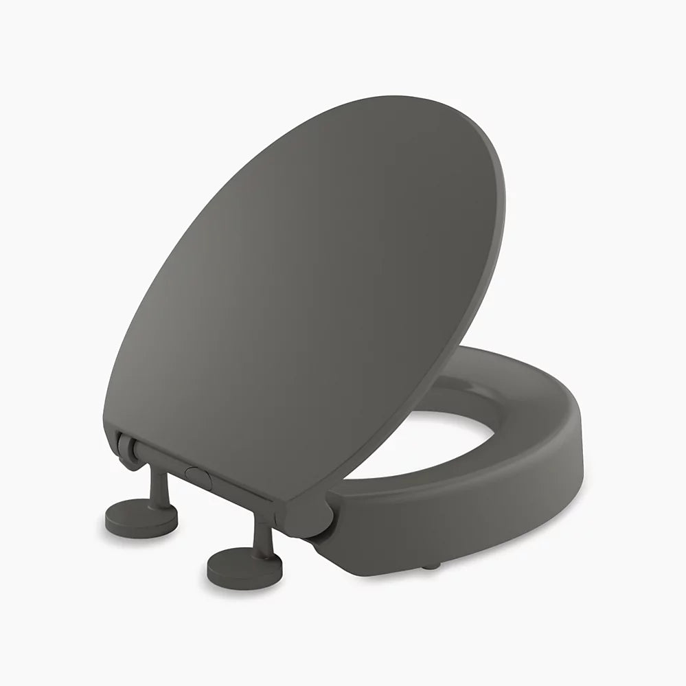 Kohler Elevated Quiet-Close™ round-front toilet seat