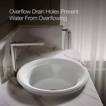 Kohler 21" oval drop-in bathroom sink