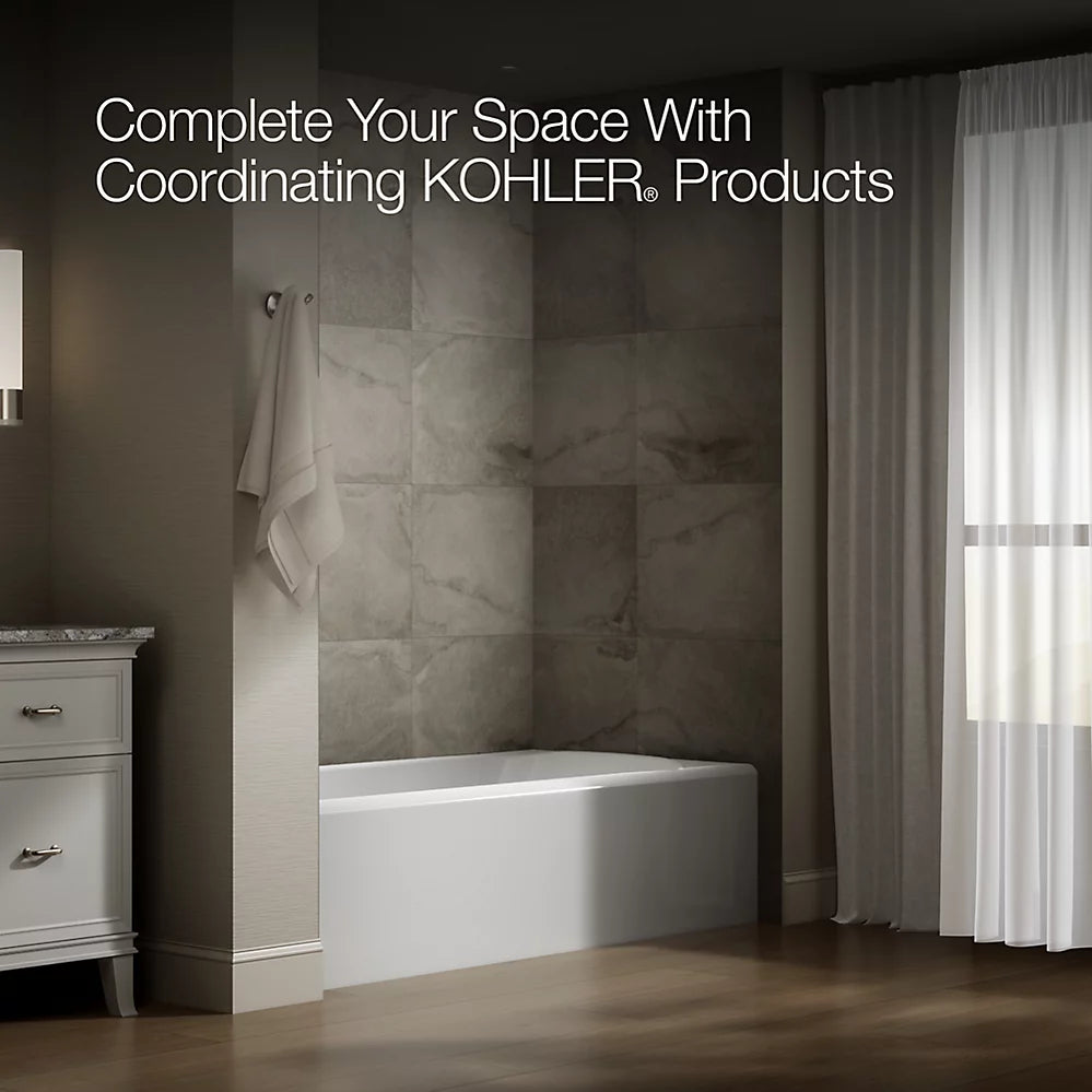 Kohler Avec 72" x 36" alcove bath, left drain