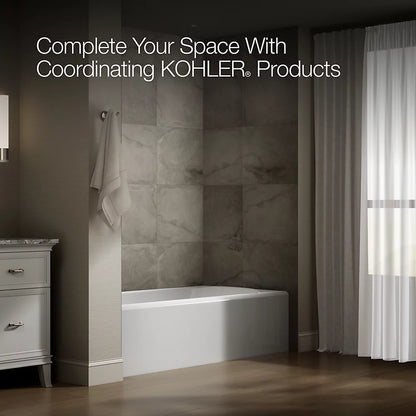 Kohler Avec 72" x 36" alcove bath, left drain