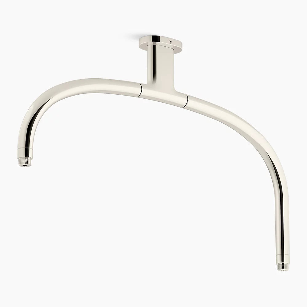 Kohler Ceiling-mount single-function dual rainhead arm