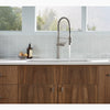 Kohler Semi-professional kitchen sink faucet with three-function sprayhead