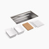 Kohler 33" undermount single-bowl workstation kitchen sink