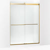 Kohler 81-5/8" H sliding shower door with 3/8"-thick glass