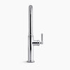 Kohler Pull-down kitchen sink faucet with three-function sprayhead