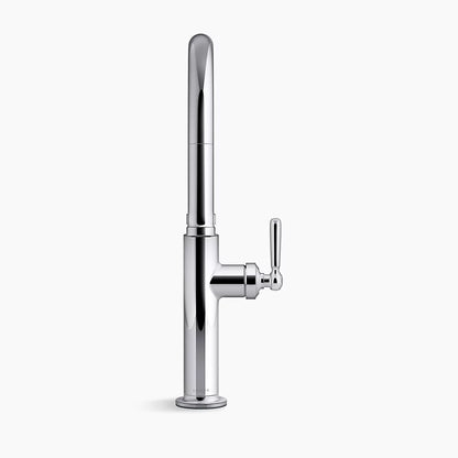 Kohler Pull-down kitchen sink faucet with three-function sprayhead