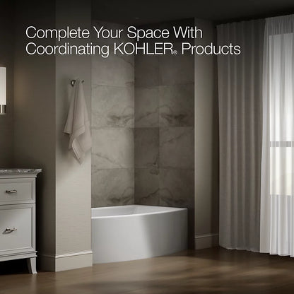 Kohler Expanse Alcove bath, left drain