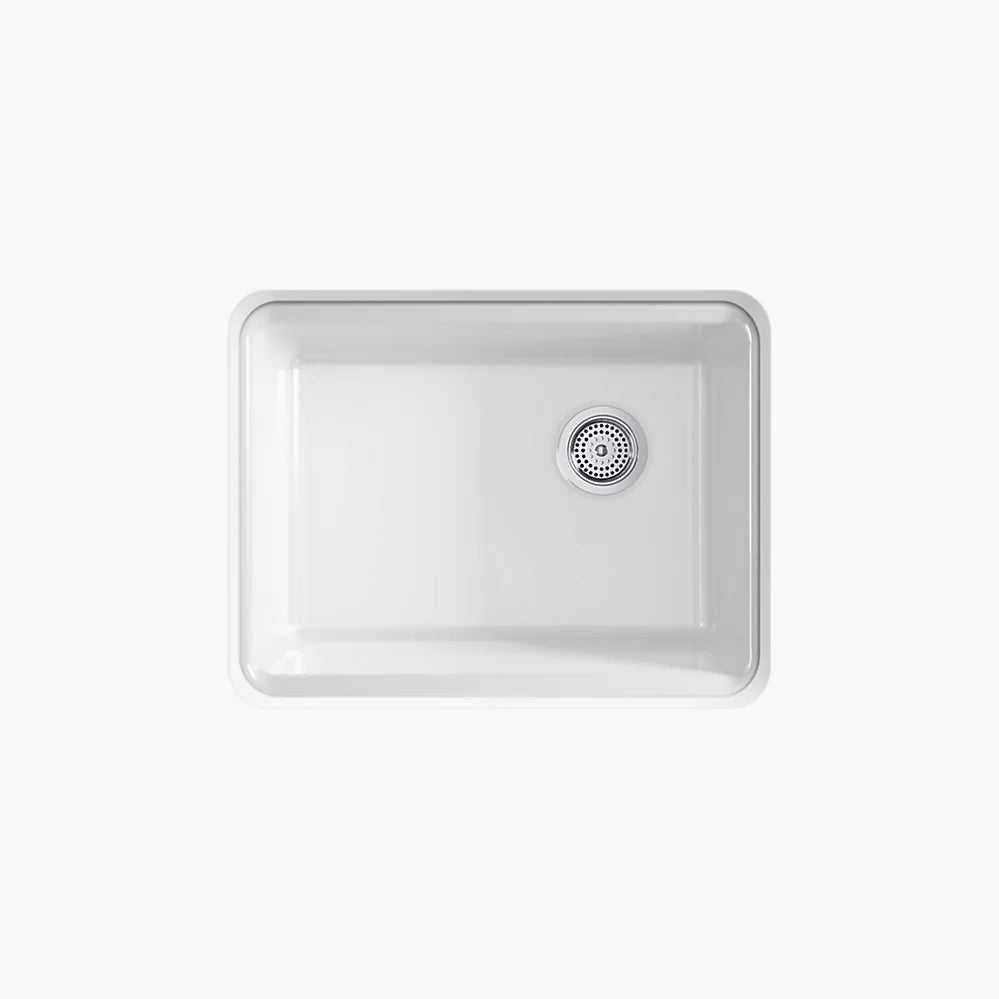 Kohler 25" undermount single-bowl workstation kitchen sink