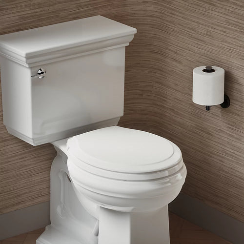 Kohler Nightlight ReadyLatch® Quiet-Close™ round-front toilet seat