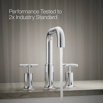 Kohler Deck-mount bath faucet trim with Cross handles
