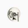 Kohler Rite-Temp® valve trim with push-button diverter and lever handle